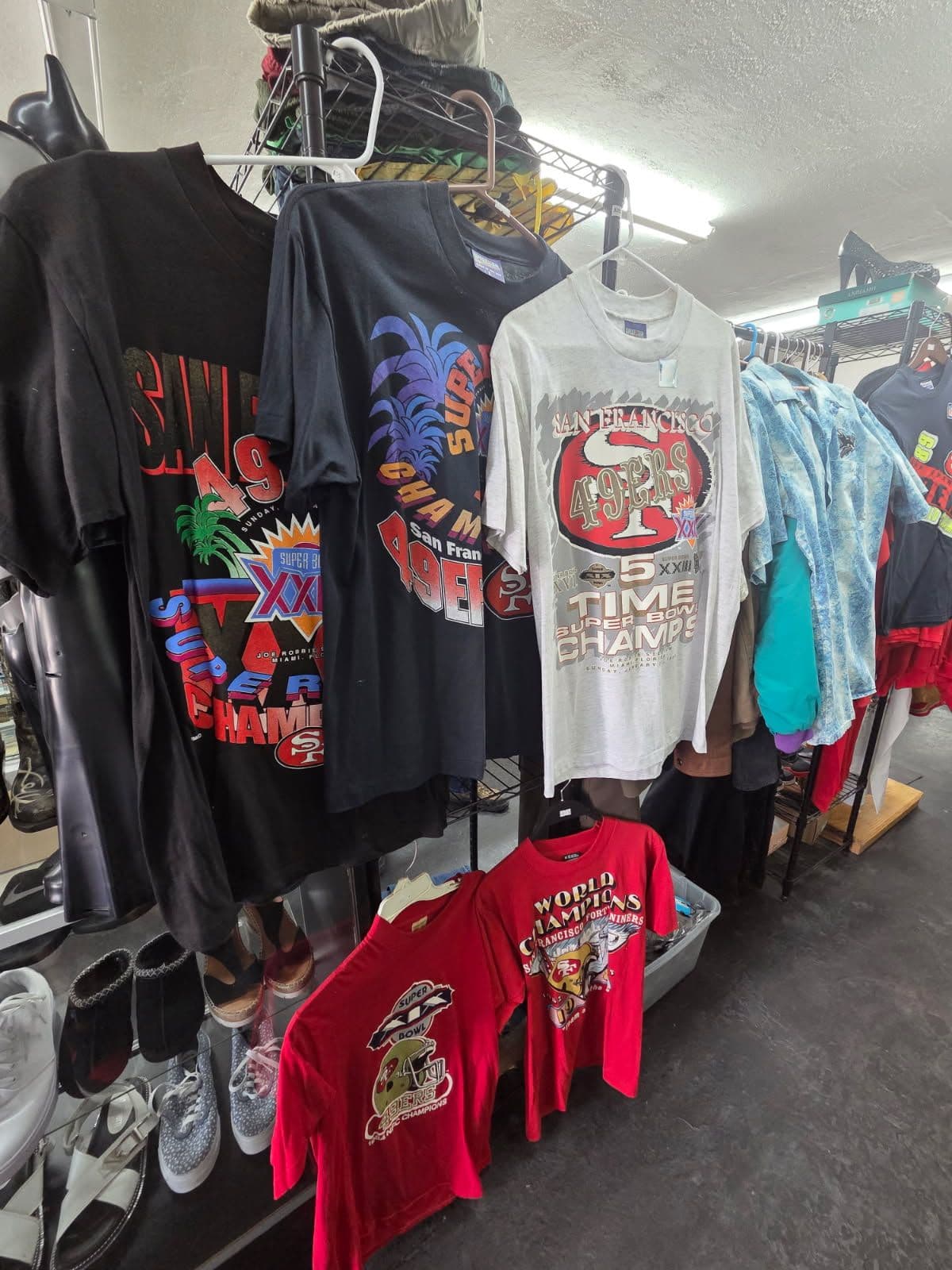 Vintage 49ers Gear Alert at Diaz Antiques & More in Morgan Hill